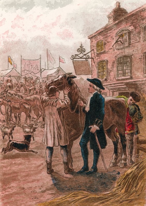 Der Vikar verkauft sein Pferd von English School