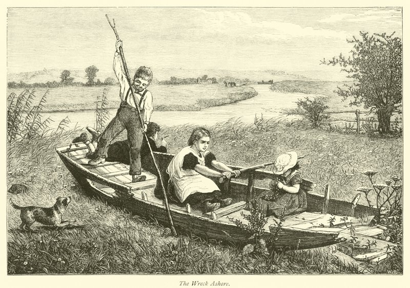 Das Wrack an Land von English School