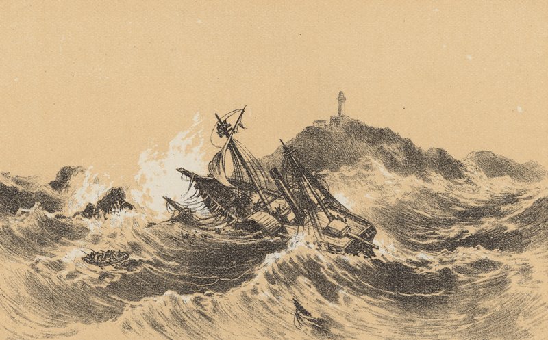 Das Wrack der Forfarshire von English School