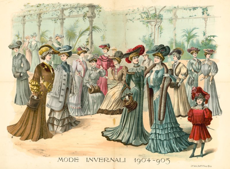 The Young Ladies Journal: Mode Invernali, 1904-05 von English School