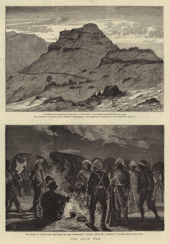 Der Zulukrieg (Stich) von English School