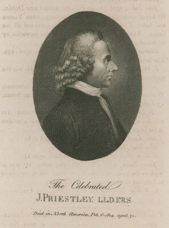 Der berühmte Joseph Priestley von English School