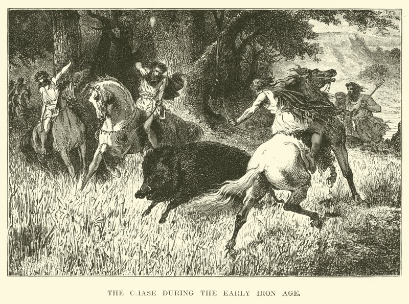Die Jagd während der frühen Eisenzeit von English School