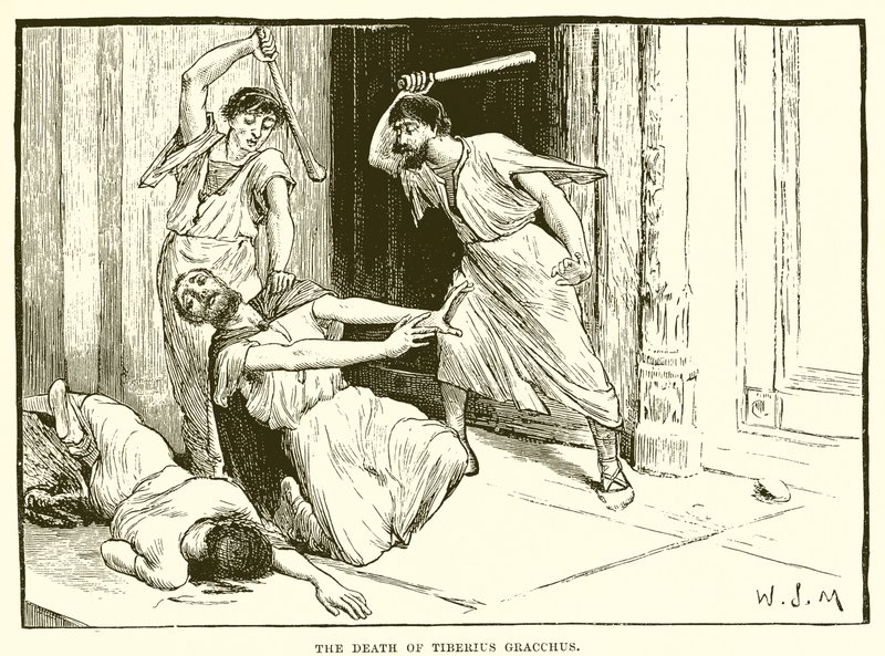 Der Tod von Tiberius Gracchus von English School