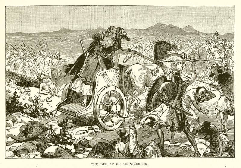 Die Niederlage von Adonizedek von English School
