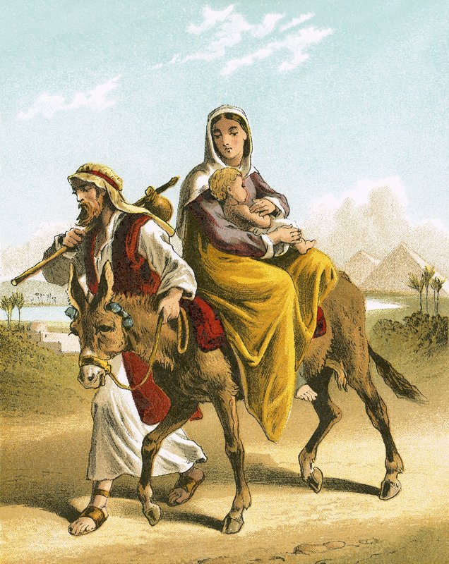 Die Flucht nach Ägypten von English School