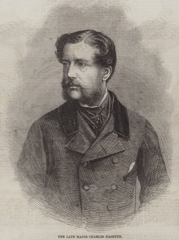 Der verstorbene Major Charles Nasmyth (Stich) von English School