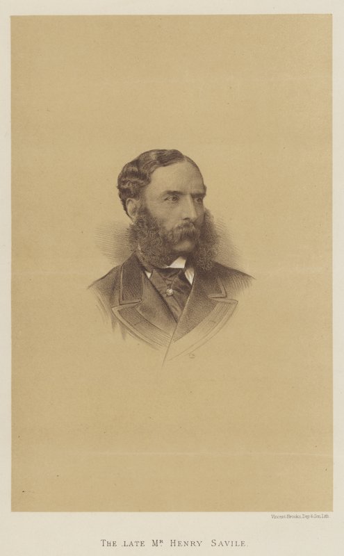 Der verstorbene Mr. Henry Savile von English School