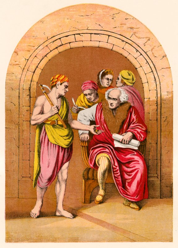 Der Herr des Weinbergs von English School