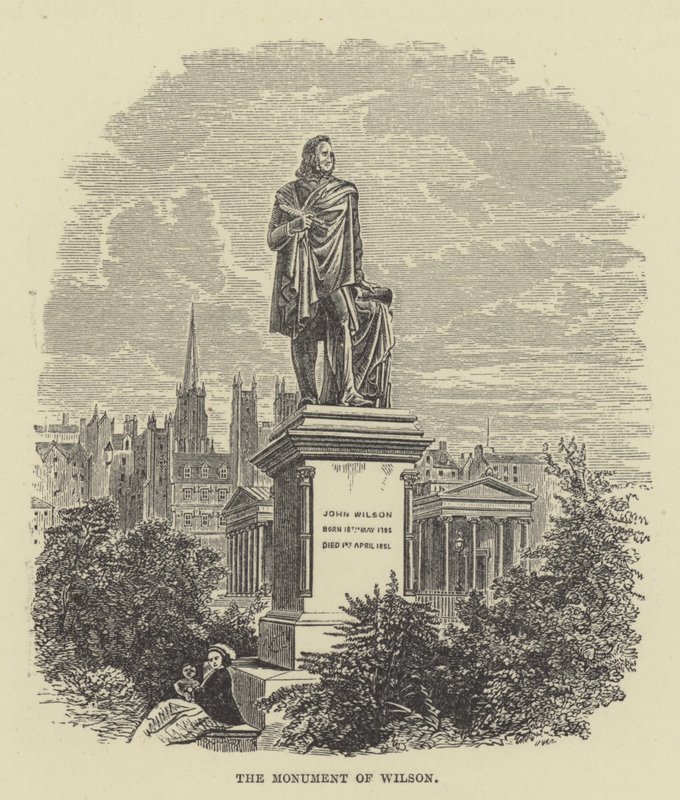 Das Denkmal von Wilson (Gravur) von English School