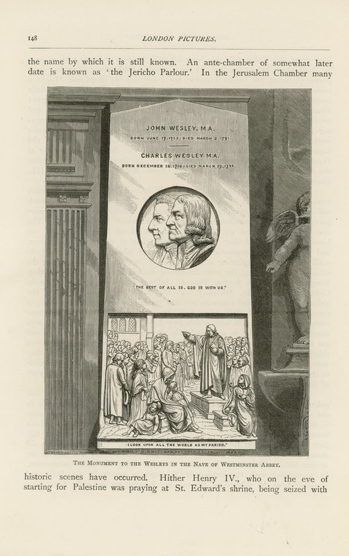 Das Denkmal für die Wesleys von English School