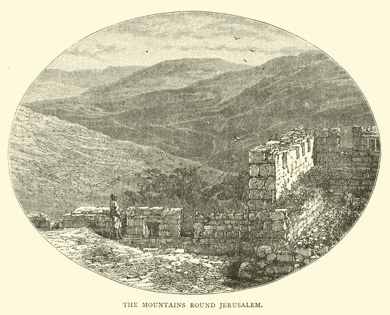 Die Berge um Jerusalem von English School