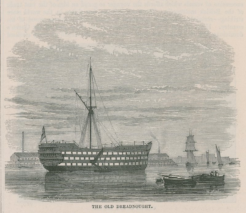 Die alte Dreadnought von English School