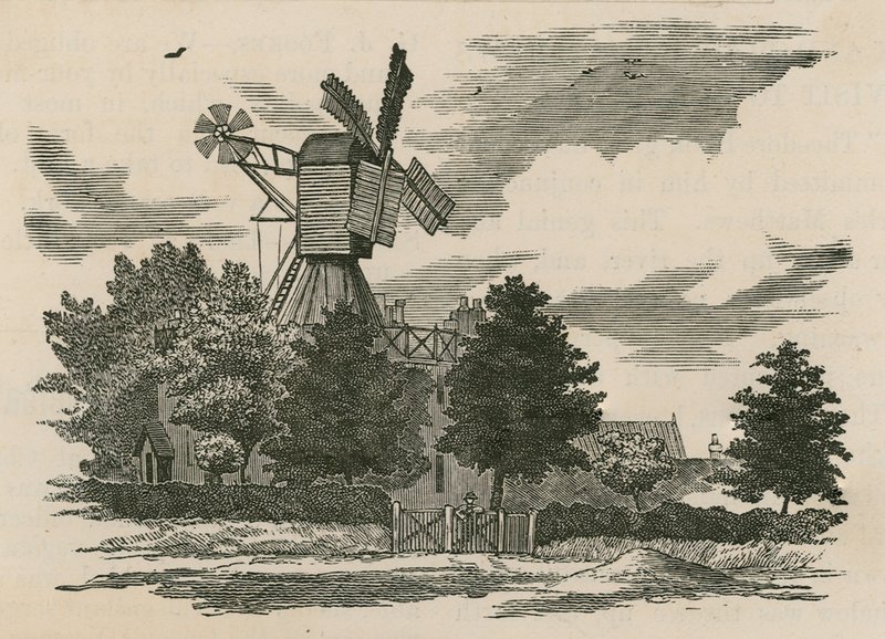 Die alte Mühle auf Wimbledon Common von English School