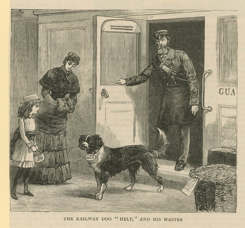 Der Eisenbahnhund Help und sein Herr von English School