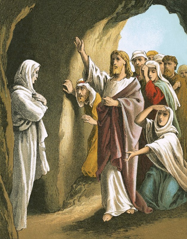 Die Auferweckung des Lazarus von English School