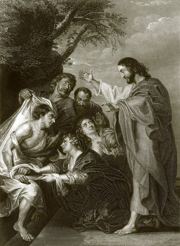 Die Auferweckung des Lazarus von English School