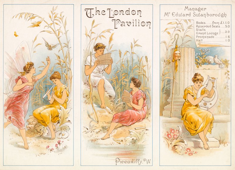 Theaterprogramm, The London Pavilion, Piccadilly von English School