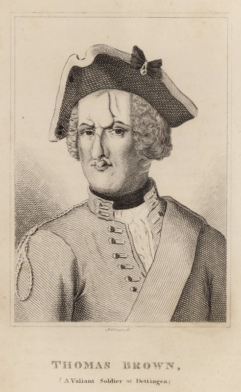 Thomas Brown, Ein Tapferer Soldat bei Dettingen von English School