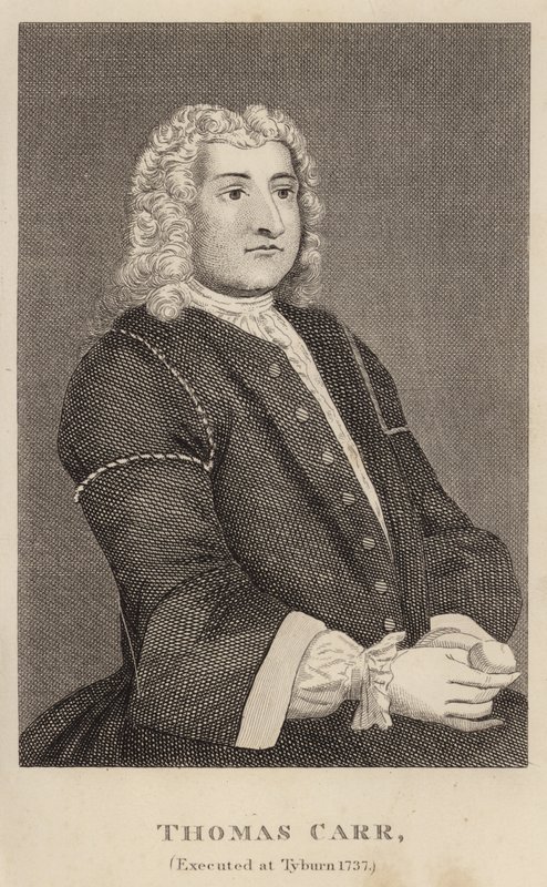 Thomas Carr, hingerichtet in Tyburn 1737 von English School
