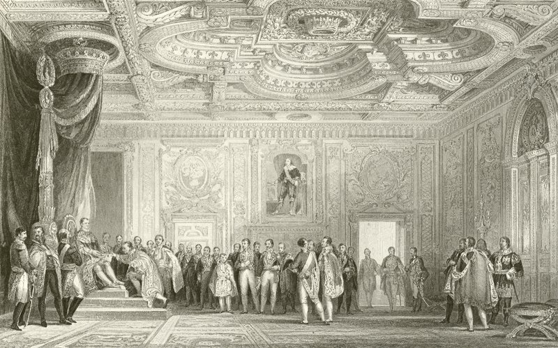 Thronsaal, Fontainebleau von English School