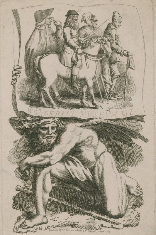 Titelseite des Wunderbaren Museums Band 1 von English School
