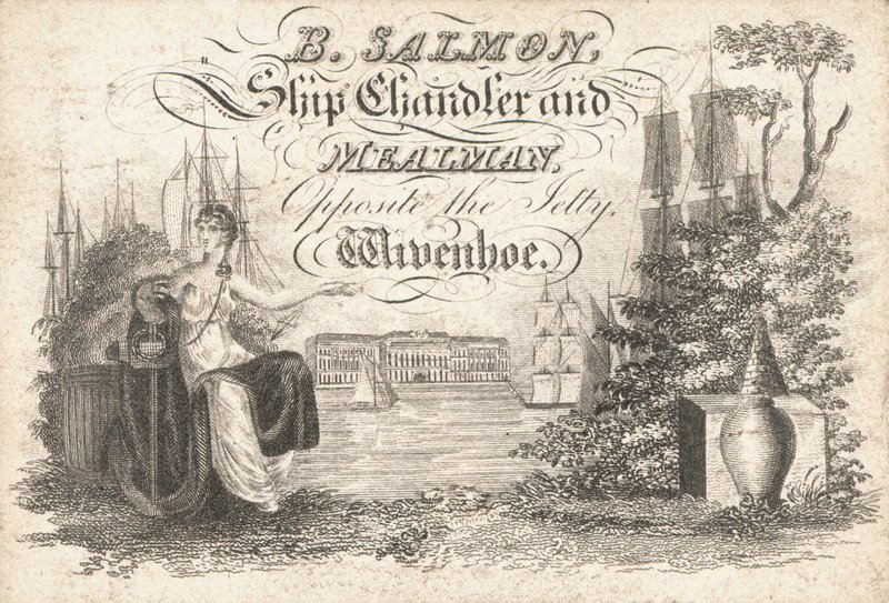 Handelskarte, B Salmon von English School