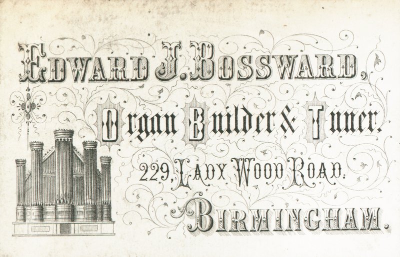 Handelskarte, Edward J Bossward von English School