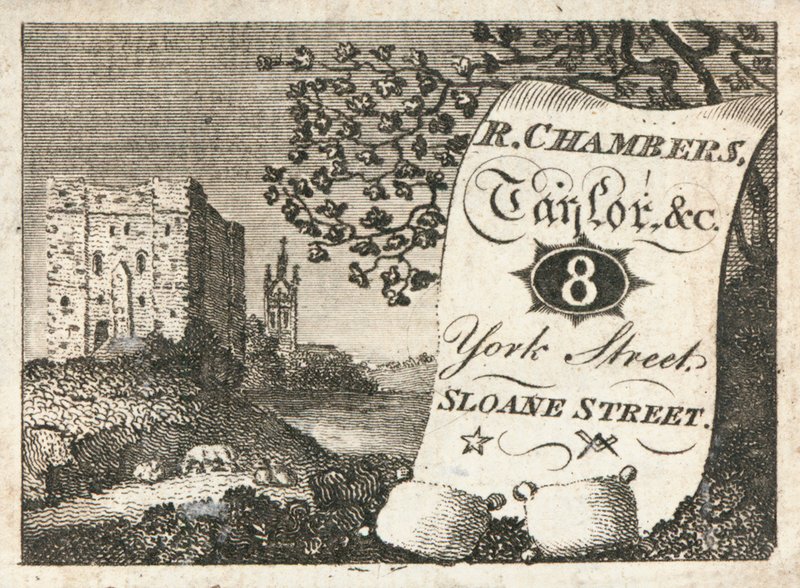 Handelskarte, R Chambers von English School