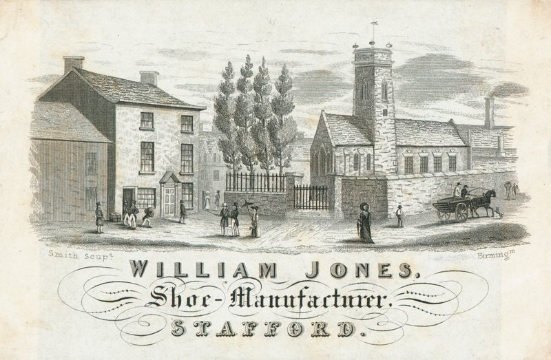 Handelskarte, William Jones von English School