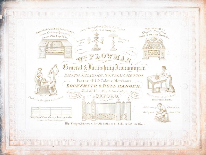 Handelskarte, William Plowman von English School