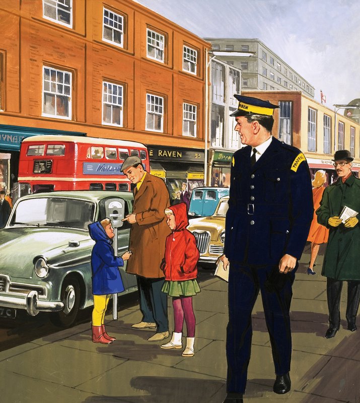 Verkehrsüberwacher von English School