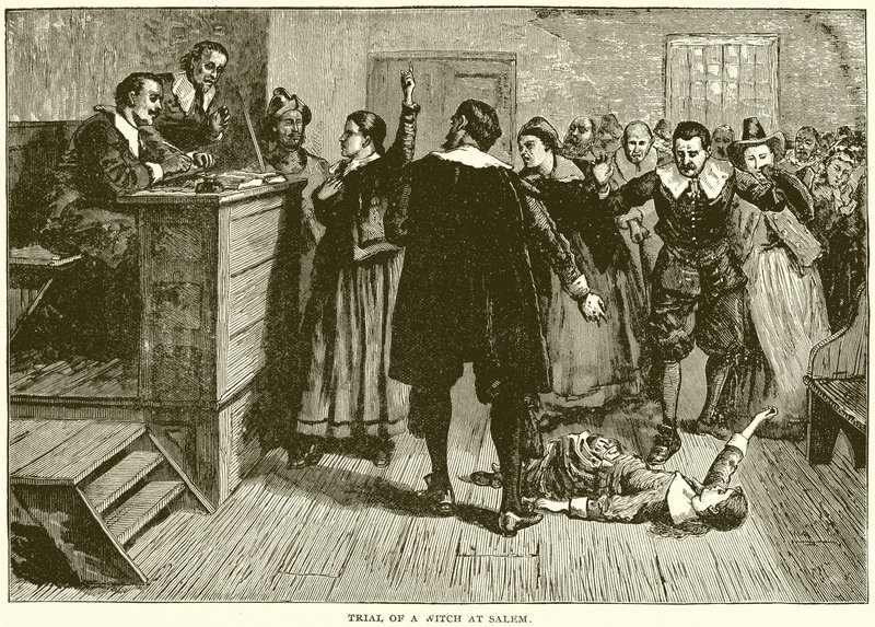 Hexenprozess in Salem von English School