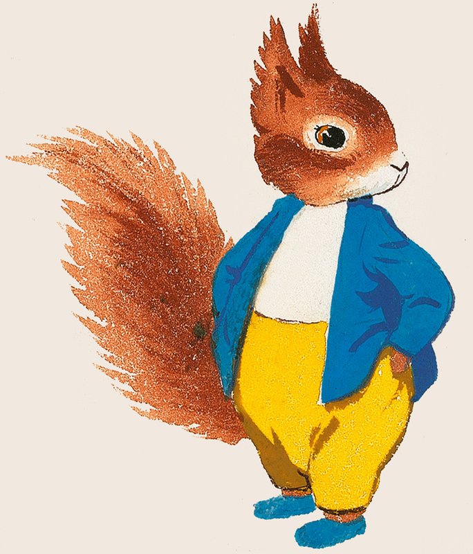 Tufty, das Verkehrssicherheitseichhörnchen von English School