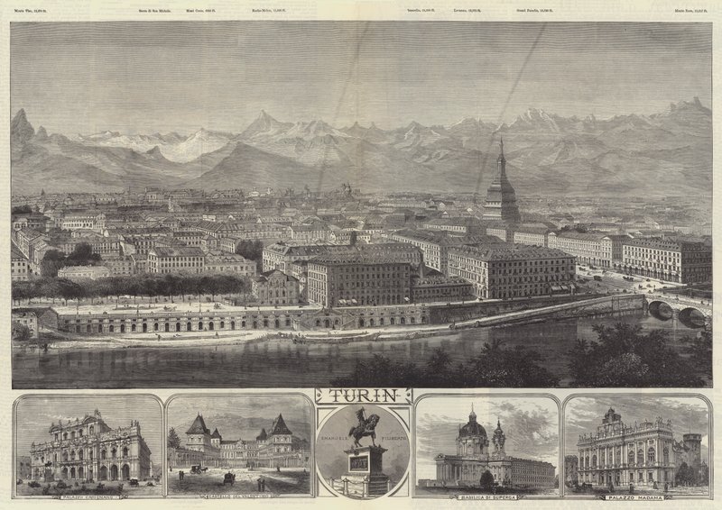 Turin (Gravur) von English School