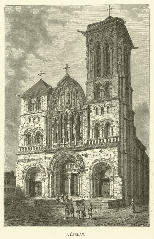 Vézelay (Gravur) von English School