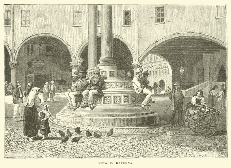 Ansicht in Ravenna von English School