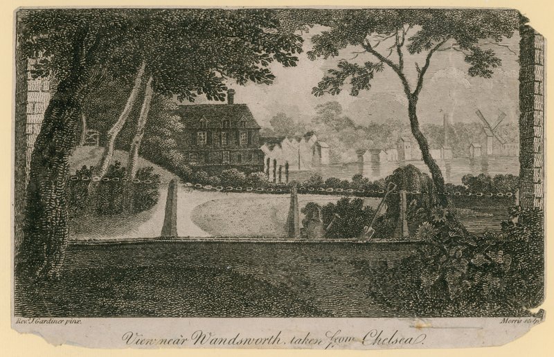 Blick in der Nähe von Wandsworth von Chelsea von English School