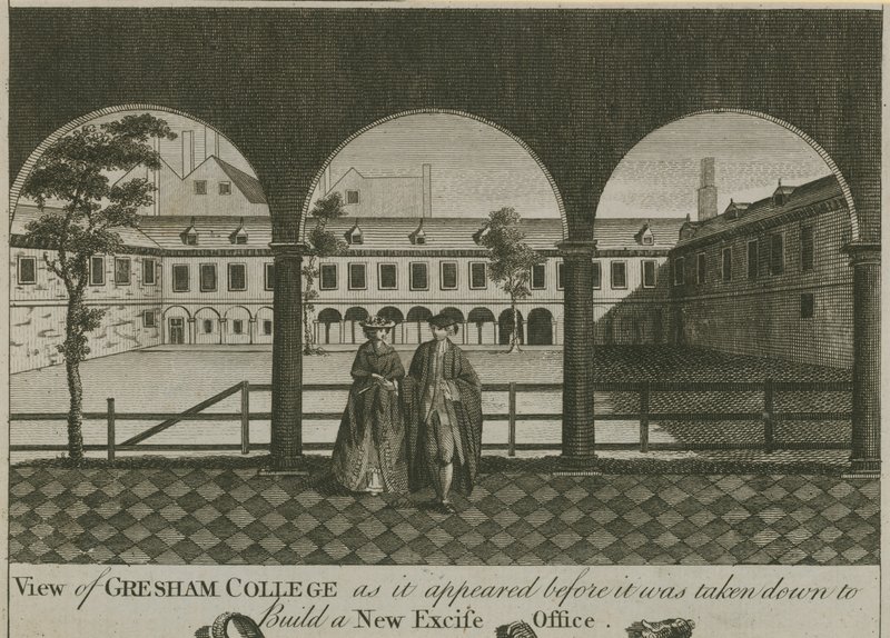 Ansicht des Gresham College von English School