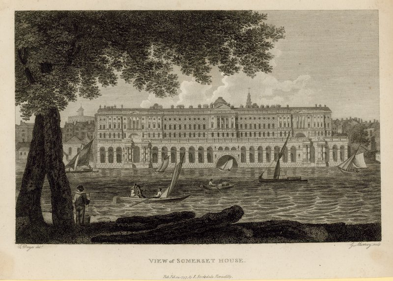 Ansicht von Somerset House von English School