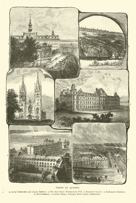 Ansichten in Quebec von English School