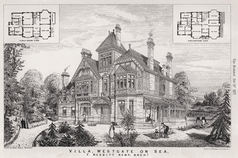 Villa, Westgate on Sea (Gravur) von English School