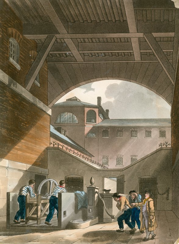 Wasserbad, Coldbath Fields-Gefängnis von English School