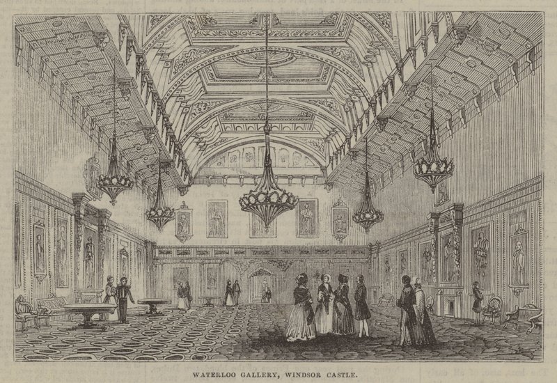 Waterloo-Galerie, Windsor Castle von English School