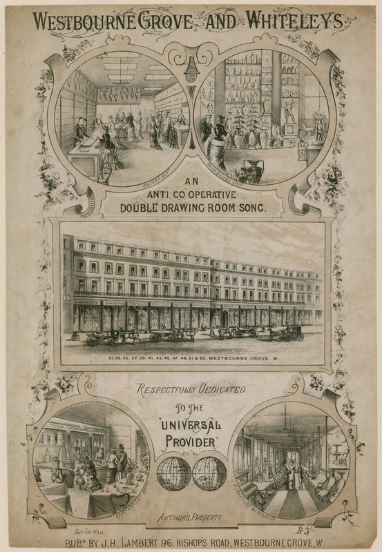 Westbourne Grove und Whiteleys von English School