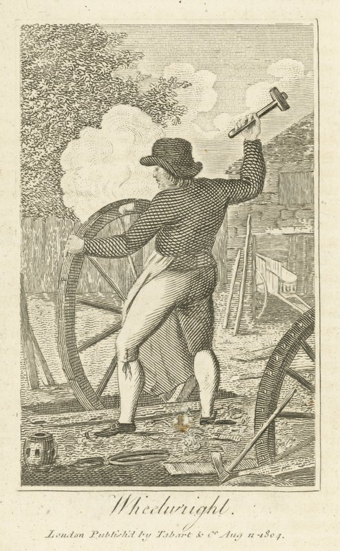 Der Radmacher (Gravur) von English School