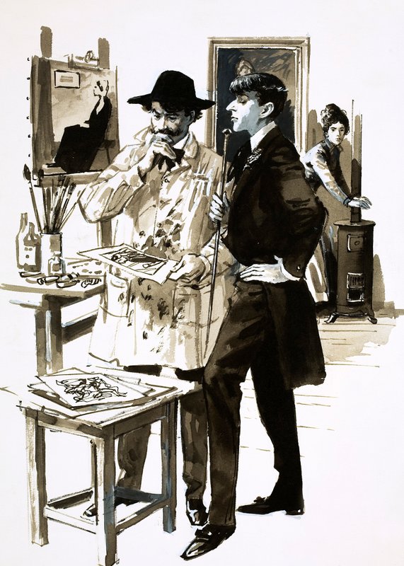 Whistler und Aubrey Beardsley von English School