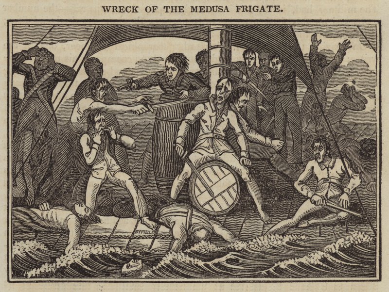 Wrack der Fregatte Medusa von English School
