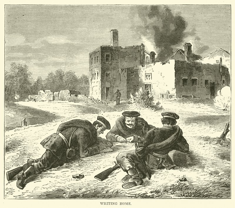 Nach Hause schreiben, September 1870 von English School