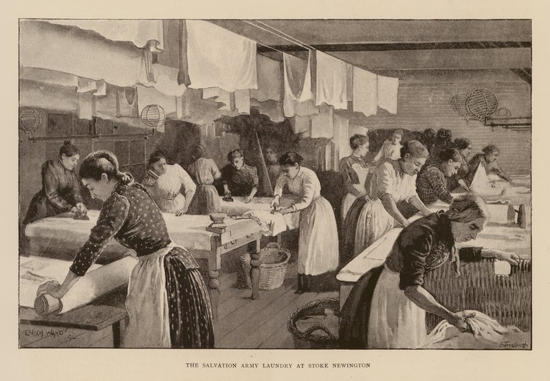 Heilsarmee Wäscherei in Stoke Newington von Enoch Ward